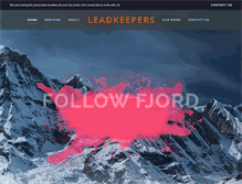 Tablet Screenshot of leadkeepers.com